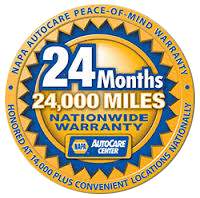 NAPA Autocare Peace-Of-Mind Warranty